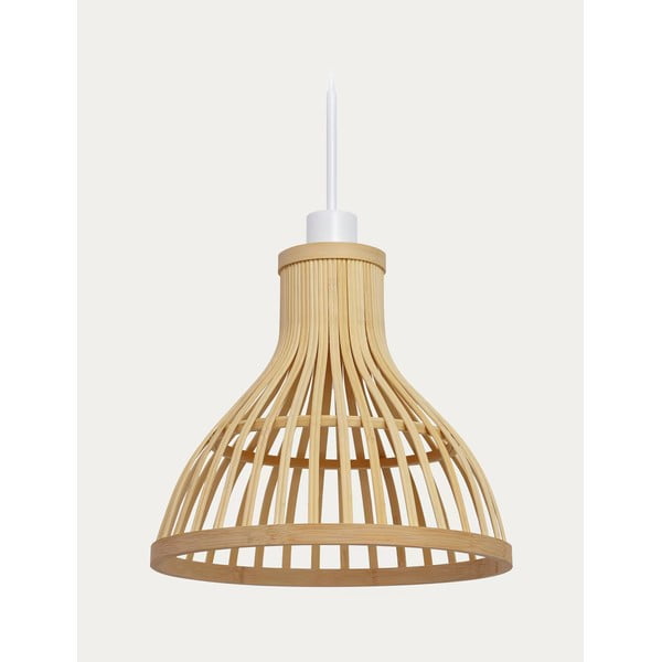 Bambusové tienidlo v prírodnej farbe ø 30 cm Nathaya - Kave Home-image-2