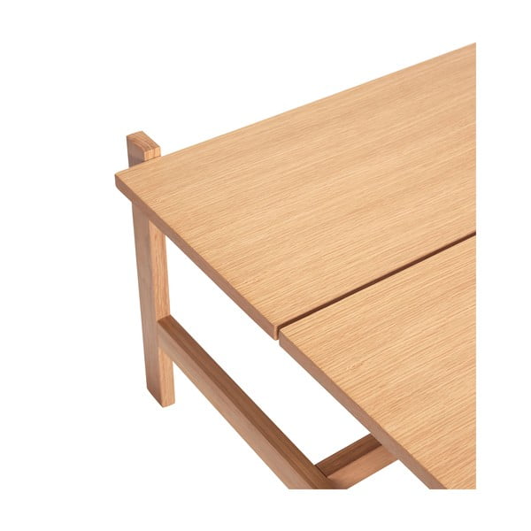 Konferenčný stolík s doskou v dubovom dekore v prírodnej farbe 80x80 cm Dash – Hübsch-image-3