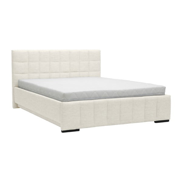 Krémovobiela dvojlôžková posteľ Mazzini Beds Dream, 140 × 200 cm