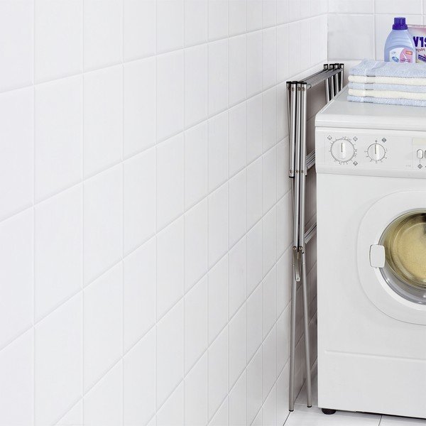 Sušiak na bielizeň v lesklej striebornej farbe 8 m – Wenko-image-2