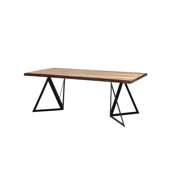 Jedálenský stôl s doskou z borovicového dreva Custom Form Sherwood Dark, 240 × 100 cm