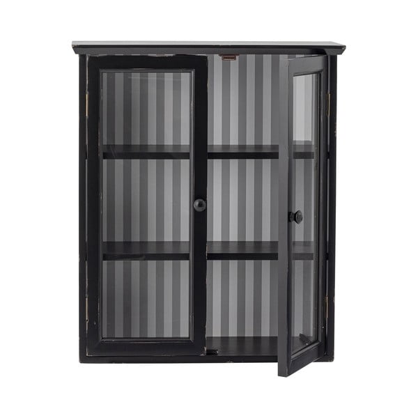 Čierna závesná vitrína z jedľového dreva 51,5x66,5x22,5 cm Hazem – Bloomingville-image-2