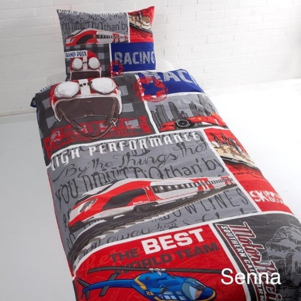Bavlnené detské posteľné obliečky na jednolôžko Ekkelboom Senna, 140 × 200 cm
