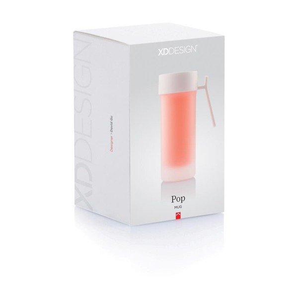 Oranžový termohrnček XD Design Pop, 275 ml-image-1