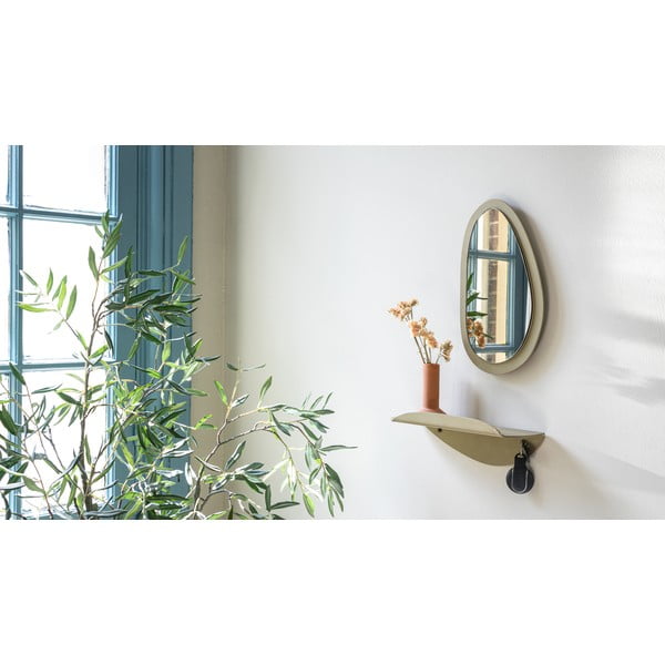 Béžová kovová polica 34 cm Pipa – Spinder Design-image-3