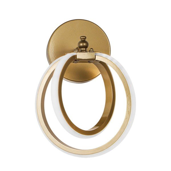 Kovové LED nástenné svietidlo v bronzovej farbe Sezen – Squid Lighting