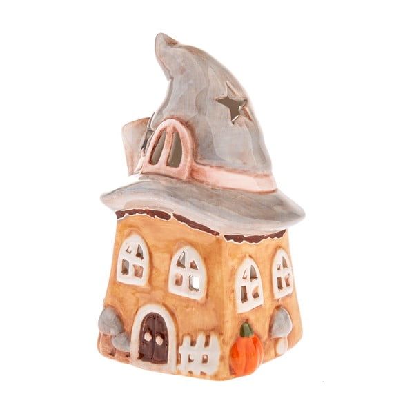 Keramický svietnik s halloweenským motívom Spooky – Dakls