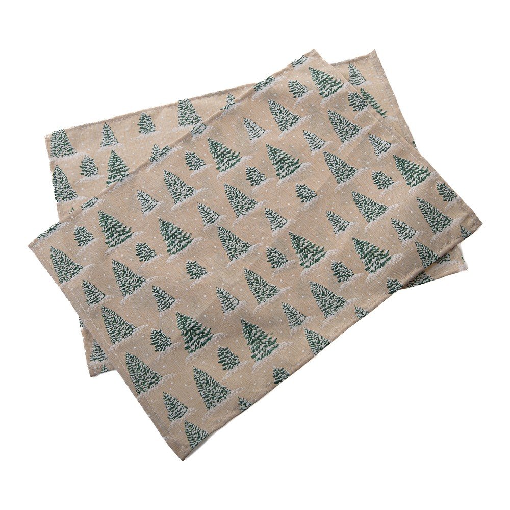 Látkové prestieranie s vianočným motívom v súprave 2 ks 32x45 cm – Dakls