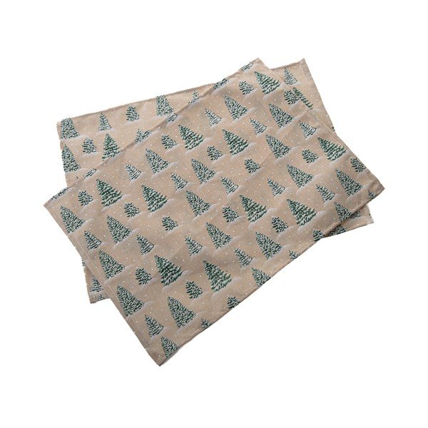 Látkové prestieranie s vianočným motívom v súprave 2 ks 32x45 cm – Dakls