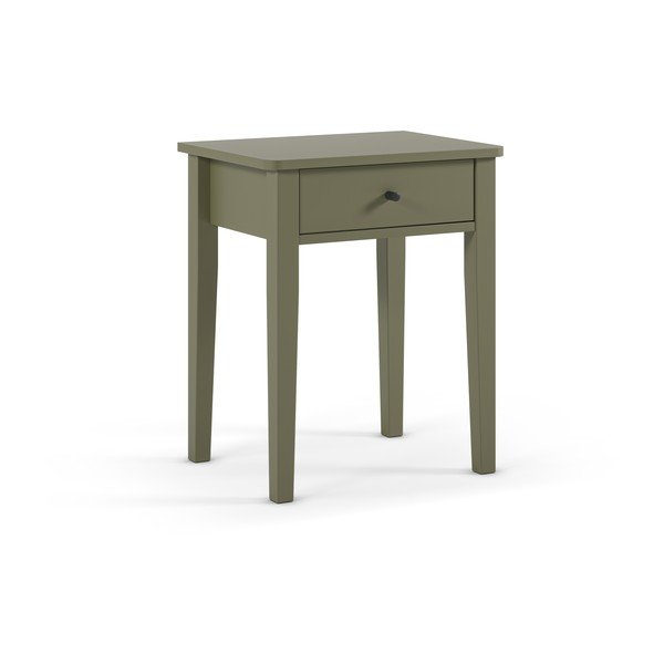 Zelený matný nočný stolík Bart – Marckeric
