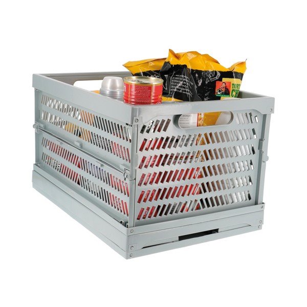 Sivá skladacia prepravka Compactor Caddie-image-1