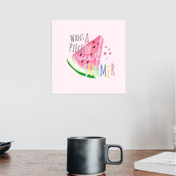 Nástenný samolepiaci obraz North Carolina Scandinavian Home Decors Summer, 30 × 30 cm