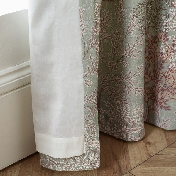 Zelené závesy v súprave 2 ks 168x183 cm Woodland Trees – Catherine Lansfield-image-2