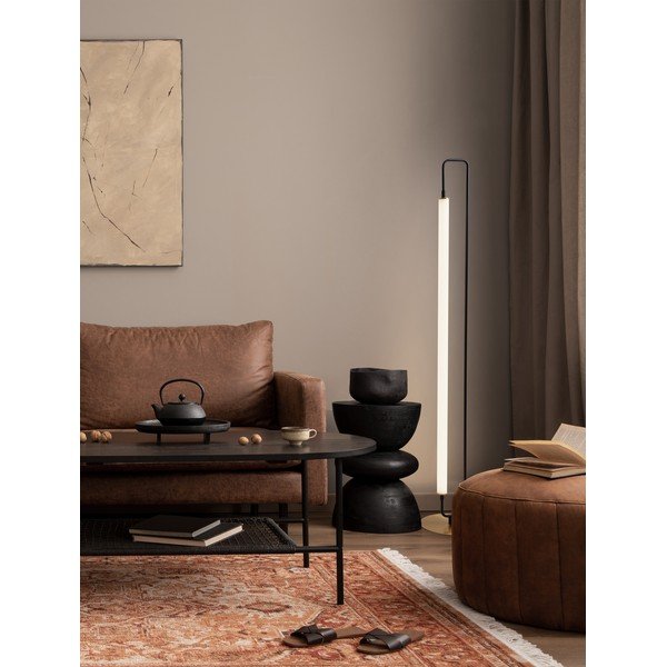 Biela/matne čierna kovová LED stojacia lampa (výška  150 cm) Wetro – Nova Luce-image-1