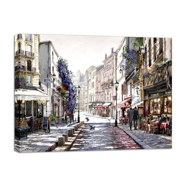 Obraz Styler Canvas Watercolor Paris II, 75 × 100 cm