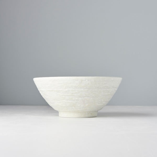 Biela keramická miska na polievku MIJ Star, ø 20 cm-image-1