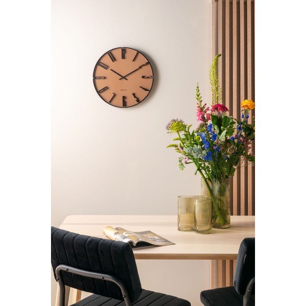 Svetlohnedá sklenená váza PT LIVING Wave, výška 18 cm-image-1