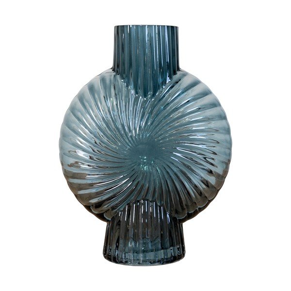 Modrá sklenená váza (výška 20,5 cm) Sia – House Nordic