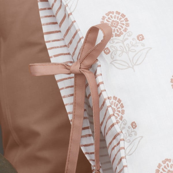 Biele obliečky na dvojlôžko 200x200 cm Woodblock Floral – Pineapple Elephant-image-4