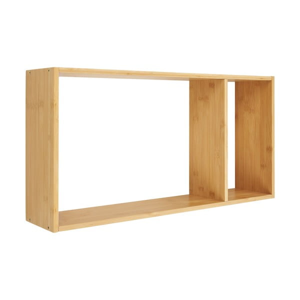 Poschodová bambusová polica v prírodnej farbe 70 cm Ember – House Nordic-image-1