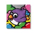 Betónový nástenný obraz Lyon Béton Volante Violette, 50 x 50 cm