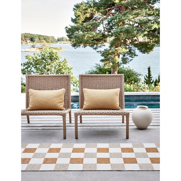 Okrovožlto-béžový vnútorný a vonkajší behúň 70x160 cm Pix Vanilla Ochre – Pappelina-image-3