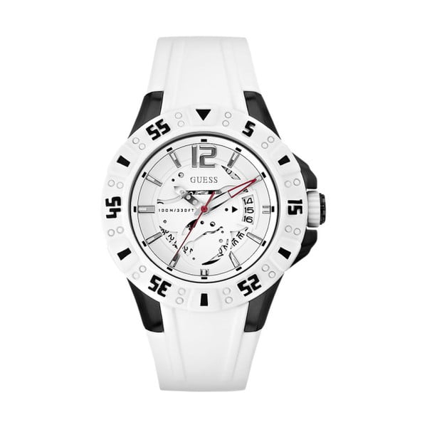 Biele pánske hodinky Guess W0034G5