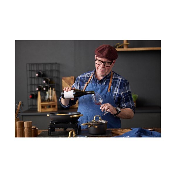 Hliníková rajnica s nepriľnavým povrchom s pokrievkou na indukciu 1,5 l – Holm-image-1