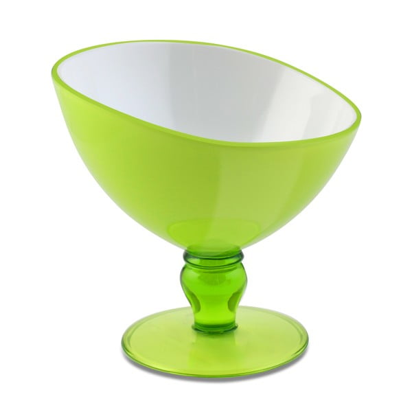 Zelený pohár na dezert Vialli Design Livio, 180 ml