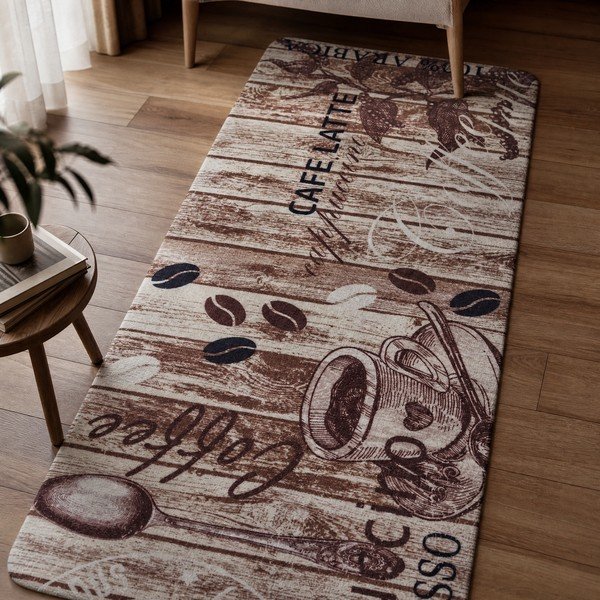 Hnedý kuchynský behúň Hanse Home Delicious Coffee, 67 x 180 cm-image-1
