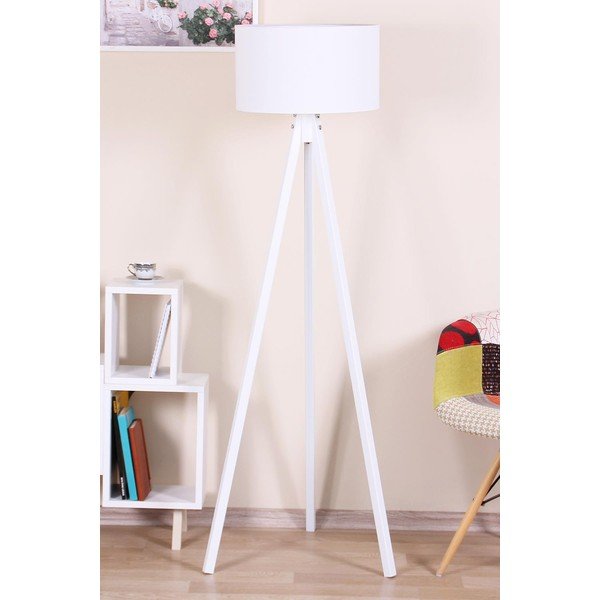 Biela stojacia lampa - Magenta Home