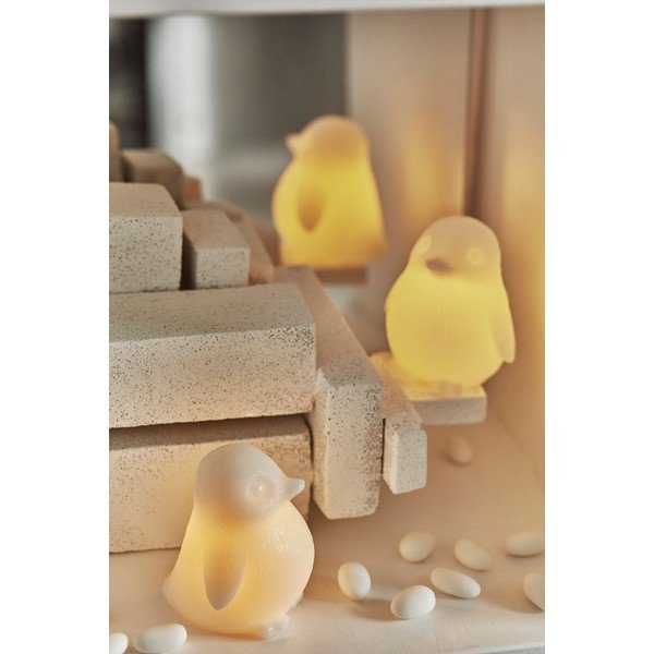 Biela svetelná dekorácia na baterky ø 7 cm Lou – Sirius-image-1