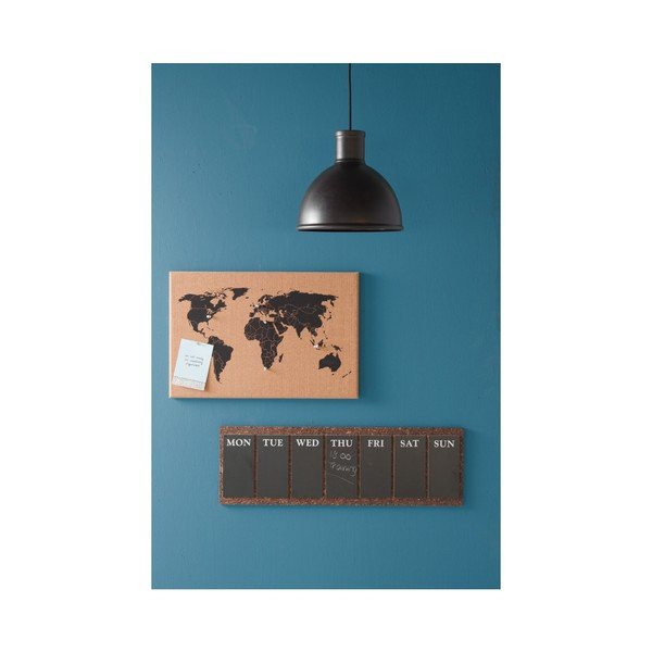 Nástenná tabuľa s týždenným plánovačom PT LIVING Cork, 78 × 25 cm-image-1