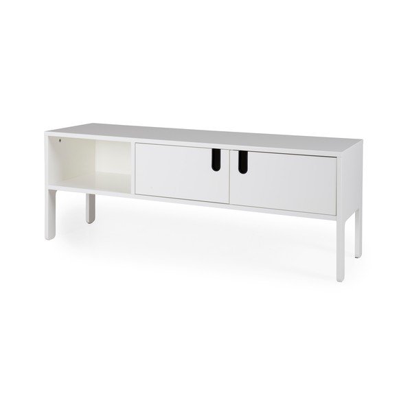 Biely TV stolík Tenzo Uno, šírka 137 cm-image-2