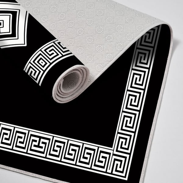 Čierno-biele kúpeľňové predložky v súprave 2 ks - Foutastic-image-1