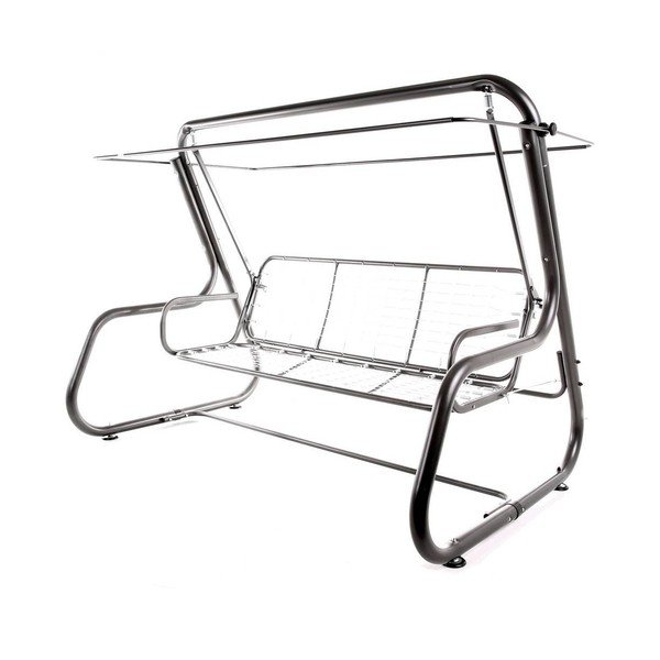 Čierna kovová záhradná hojdačka Celebs - Dajar-image-1