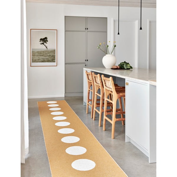 Okrovožltý vnútorný a vonkajší behúň 70x300 cm Vera Ochre – Pappelina-image-1