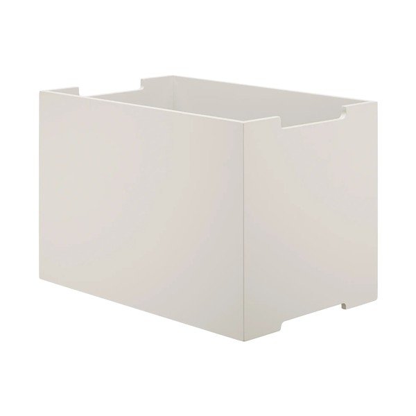 Krémovobiely úložný box 25x39x27 cm Kasane L – Blomus