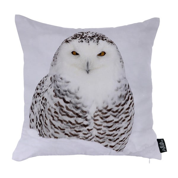 Obliečka na vankúš Apolena Winter Owl, 45 × 45 cm