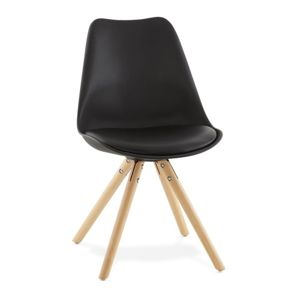 Čierna jedálenská stolička Kokoon Design Tolik