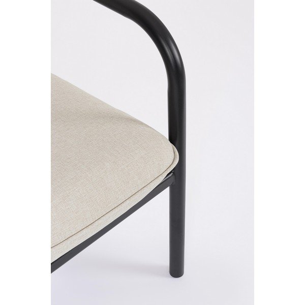 Béžová oceľová záhradná lounge súprava pre 4 záhradný  Ostuni – Bizzotto-image-3