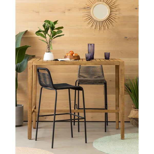 Záhradný jedálenský stôl z eukalyptového dreva Kave Home Cybille, 130 x 80 cm-image-4