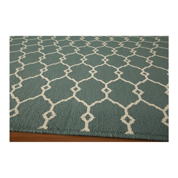 Modrý koberec Nourison Baja Cuzco, 290 × 201 cm-image-1