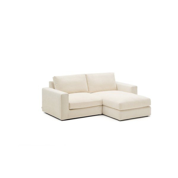 Béžová ženilková rohová pohovka (pravý roh/s leňoškou) Alea – Kave Home-image-2