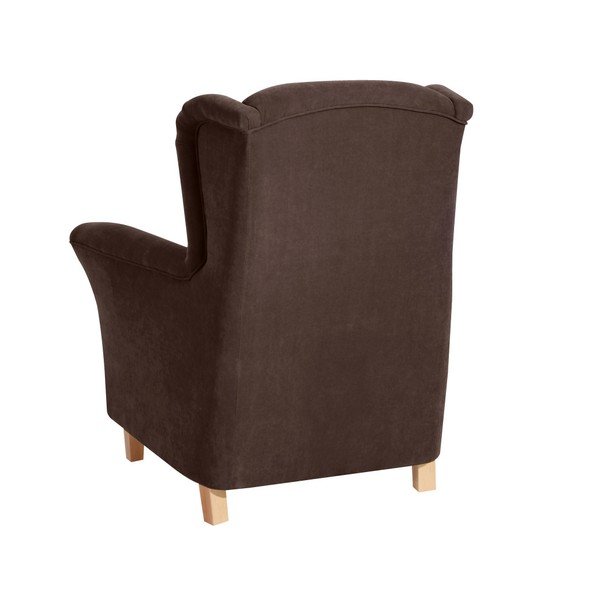 Hnedé kreslo Max Winzer Agnetha Velvet-image-2