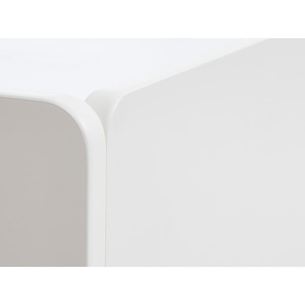 Biely TV stolík 160x55x45 cm Bera – Unique Furniture-image-3