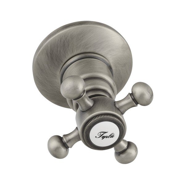 Podomietková sprchová batéria v matne striebornej farbe (2 výstupy) Antea – Sapho-image-1