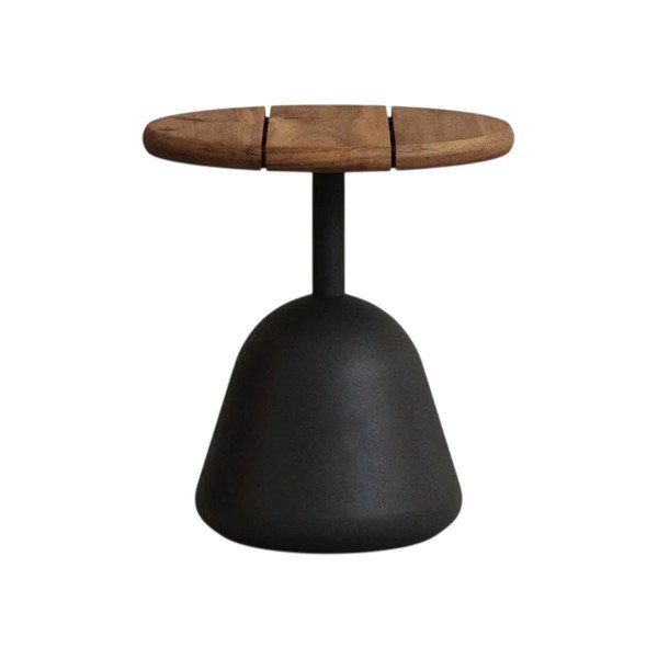 Okrúhly Záhradný konferenčný stolík s doskou z akácie ø 43 cm Saura – Kave Home