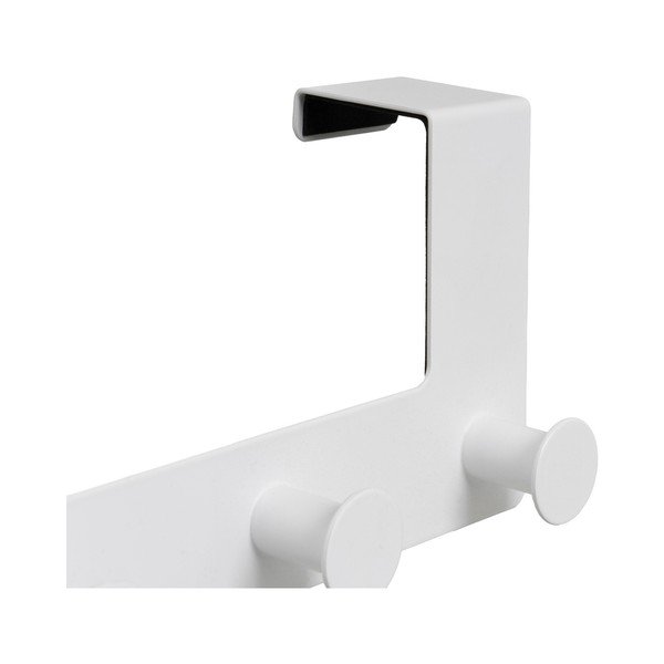 Biely/čierny kovový vešiak na dvere 35 cm – Casa Selección-image-3