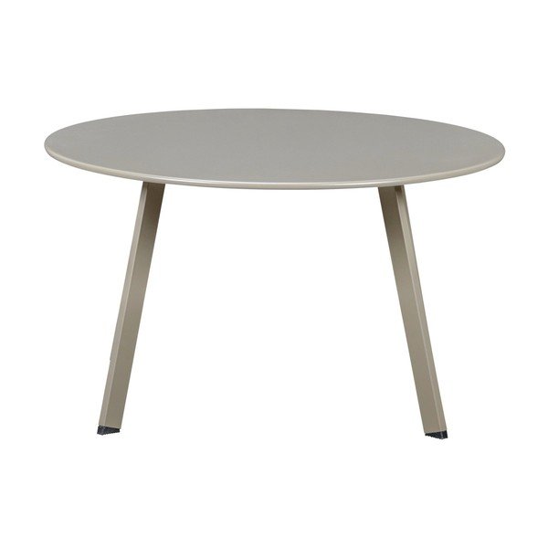 Kovový okrúhly záhradný konferenčný stolík ø 70 cm Fer – WOOOD